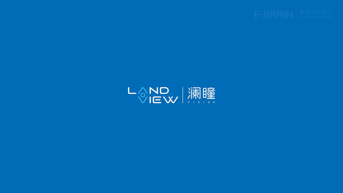 landview品牌设计,logo设计中英文组合